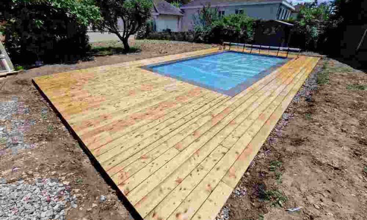 Terrasse bordure de piscine - Charbonnières-les-Bains - Alex'Terieur